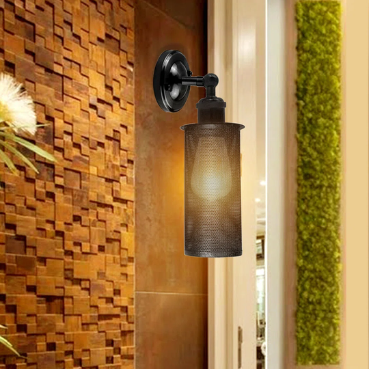 Vintage Industrial Retro Metal Light Shade Adjustable Ceiling Wall Light Fixture
