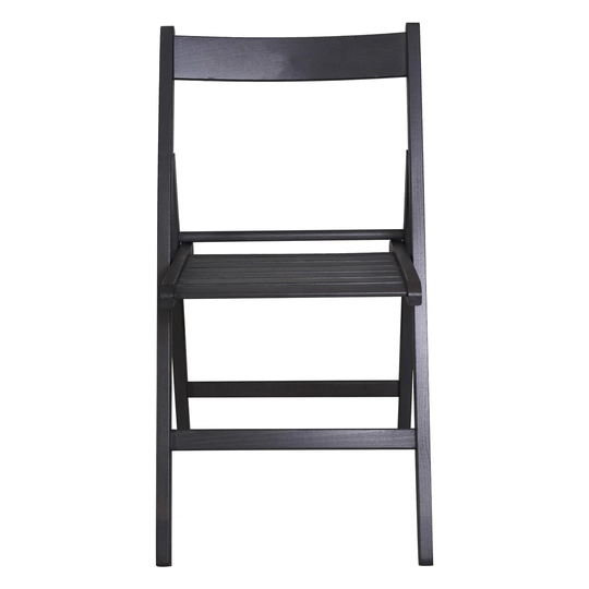 Outdoor Chair, Modern Style, Outdoor Chair In Solid Beech Wood, 47.5X42.5H79 Cm, Gray Color
