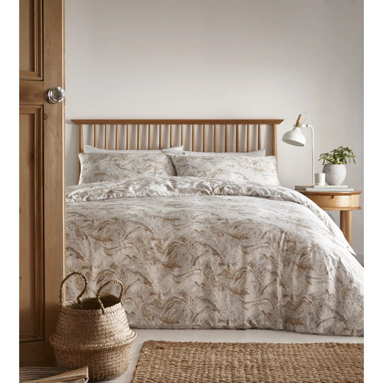 Foran 100% Cotton 200 Thread Count Reversible Duvet Cover Set