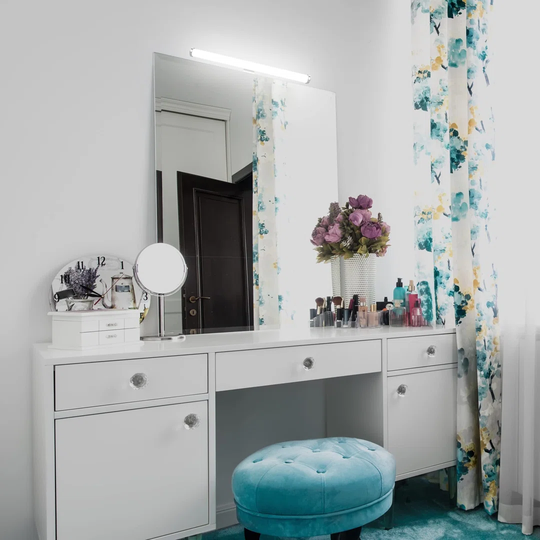 Athira 1 - Light LED Silver Mirror Light