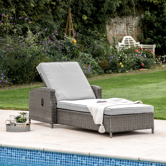 Blaney Sunlounger Natural