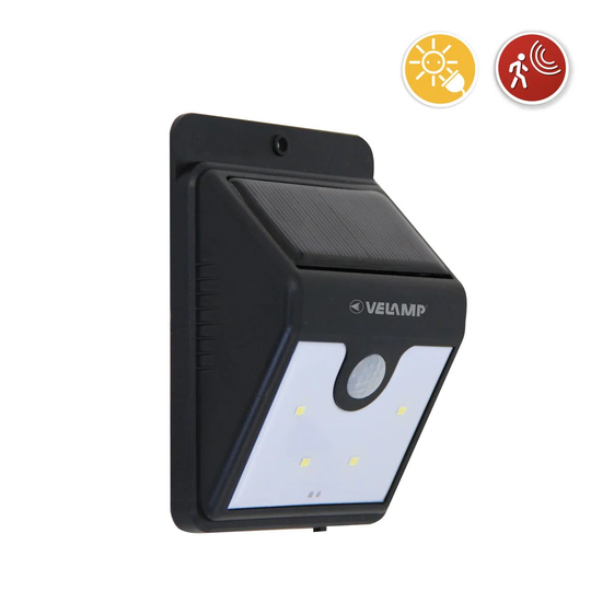Black Solar Powered Integrated LED Flood Light