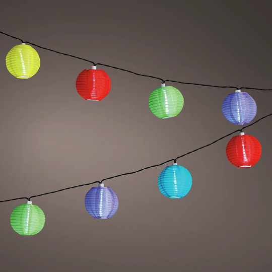 Waldoboro 3M LED Solar Powered 10 - Bulb Fairy Lights String Light