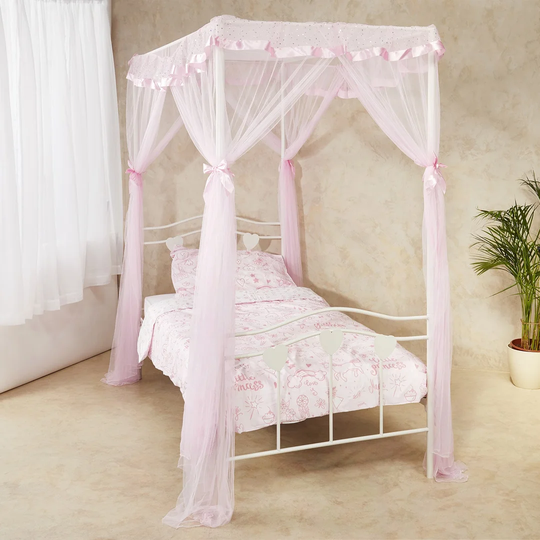 Sequin 100% Polyester Ties Bed Canopy