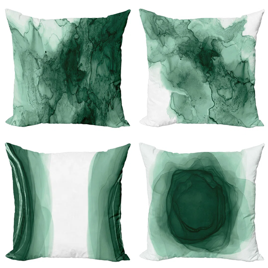 Hayslett Indoor/Outdoor Abstract Square Scatter Cushion Cover
