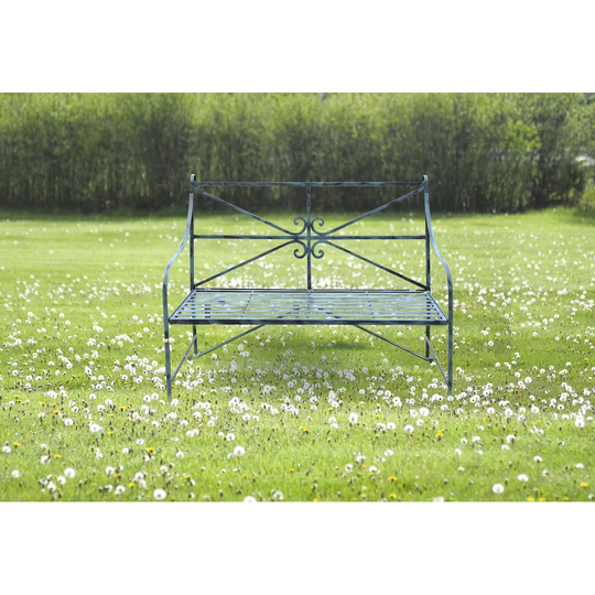 Lamia Wrought Iron Bench