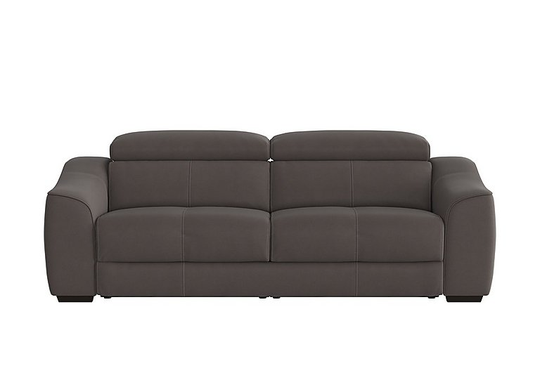 Elixir 3 Seater Fabric Sofa Bed - Grey- World of Leather