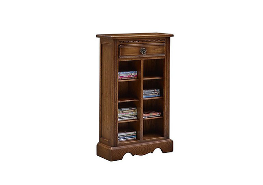Old Charm DVD Storage Cabinet - Brown