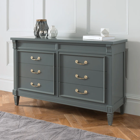 Grey Antique French Style Sideboard