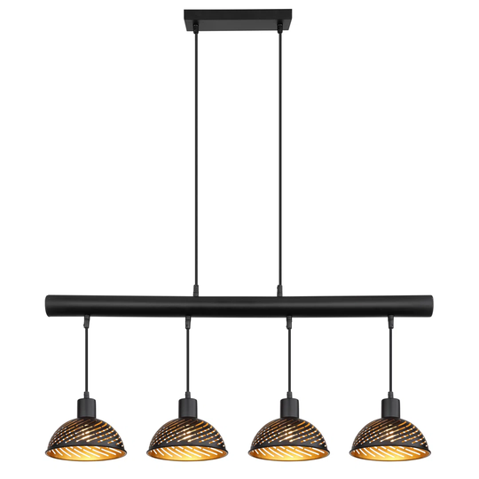 Faulkwoods 4 Light Bowl Linear Pendant