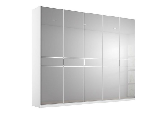 Rauch - Lando Hinged Mirror Wardrobe - 250-cm - White