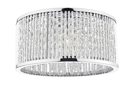 Nantes 3 Light Flush Ceiling Light