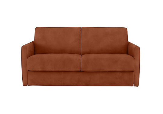 Nicoletti - Alcova 2 Seater Fabric Sofa with Slim Arms - Brown
