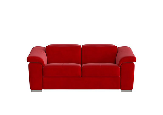 Nicoletti - Galileo 2 Seater Fabric Sofa - Red