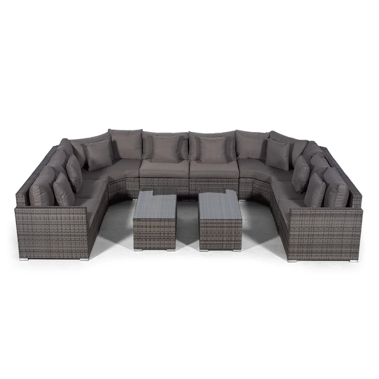 Villasenor 8 Seater Rattan Corner Sofa Set