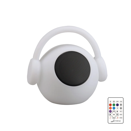 Emma 1 Light LED IP44 Portable Light With Integrated Speaker