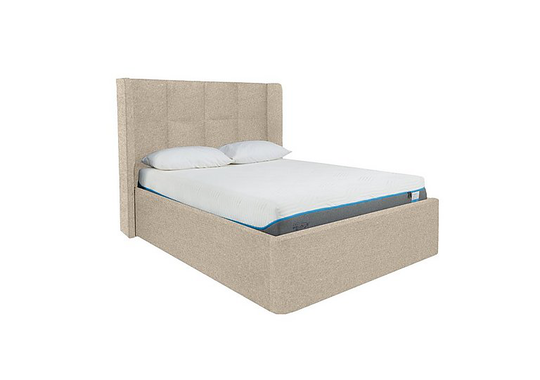 Shiva Bed Frame - Double - Beige