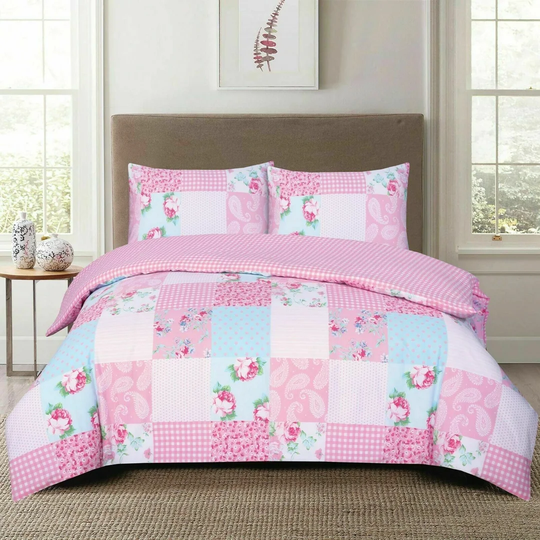 Brinkerhoff Pink 180 TC Duvet Cover Set