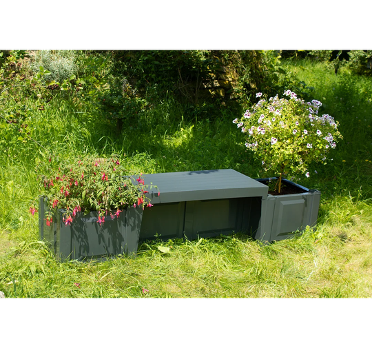 Annunzio Plastic Planter Bench
