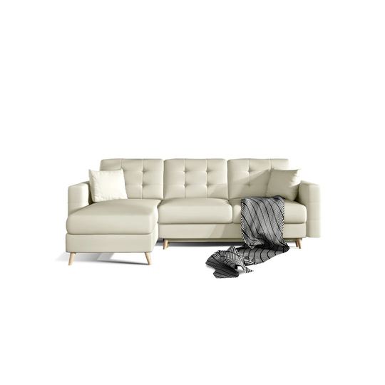 Cutler Universal Soft Reversible Corner Sofa Bed