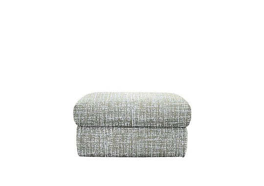 G Plan - Kingsbury Fabric Storage Footstool - Beige