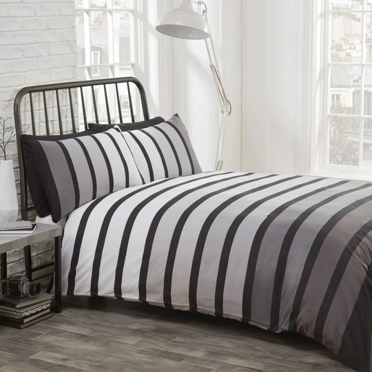Bold Stripe 132 TC Duvet Cover Set