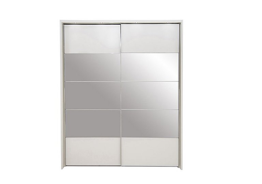 Wiemann - Laguna 2 Door Slider Wardrobe With Lights 210cm - White
