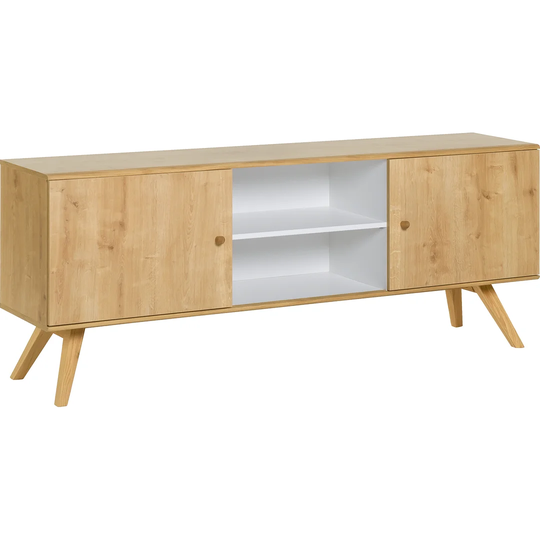 Allensworth 179.5 Cm Wide Oak Wood Sideboard
