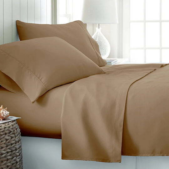 Striegel 200 Thread Count Cotton Blend Percale Duvet Quilt Cover With Pillow Case