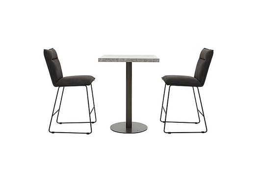Moon Bar Table and 2 Bar Stools