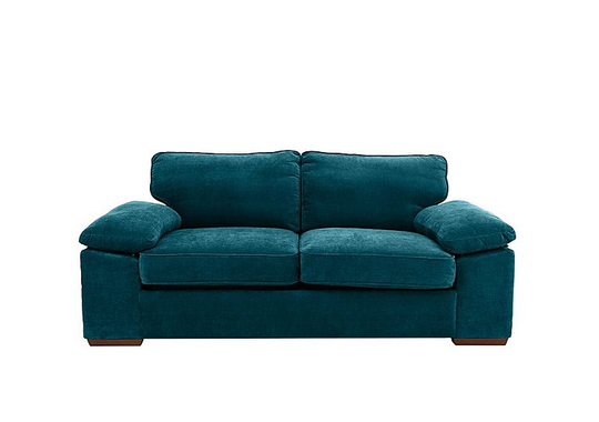 Home 2 Seater Fabric Sofa Bed - Teal