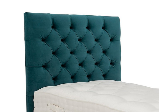 Millbrook - Minley Floor Standing Headboard - Single - Teal
