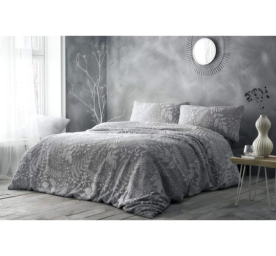Gray 144 TC Duvet Cover Set