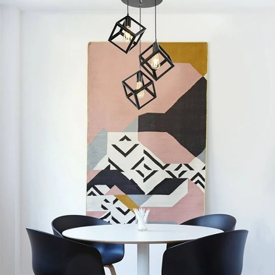 Cogsville 3 - Light Cluster Square Pendant