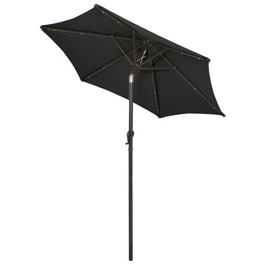 Bentlee 2m Traditional Parasol with Lights