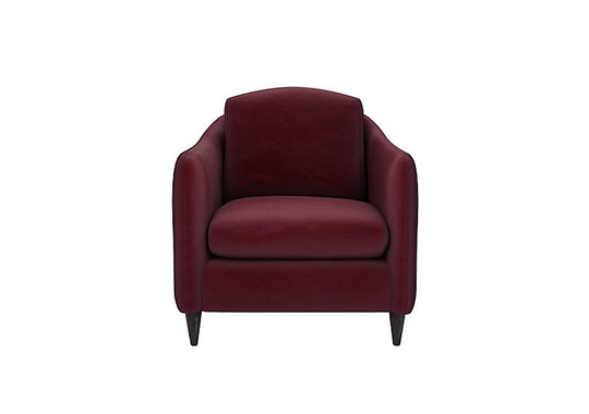 The Lounge Co. - Lorrie George Fabric Armchair - Purple