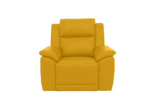 Utah Leather Chair - Yellow