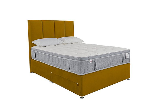 Millbrook - PureTech Pillow Top Divan Set - Double - Yellow