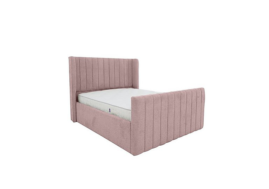 Eira High Foot End Bed Frame - Super King - Pink
