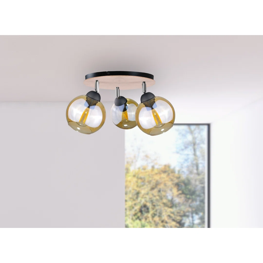 3-Light 30cm Ceiling Spotlight