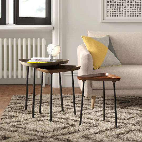 Hollenbeck 3 Piece Nest of Tables
