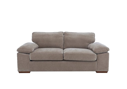 Home 2 Seater Fabric Sofa Bed - Brown