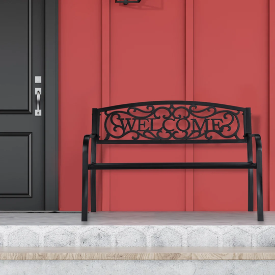 Moira Steel/Cast Iron Bench