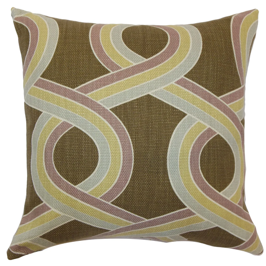 Malva Geometric 100% Cotton Cushion Cover