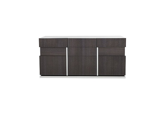 ALF - St Moritz 3 Door Sideboard - Black