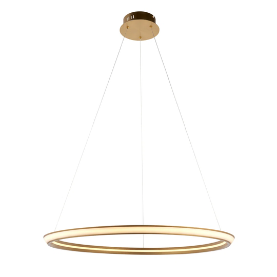 Elizaveta 1 - Light Geometric Wagon Wheel LED Pendant