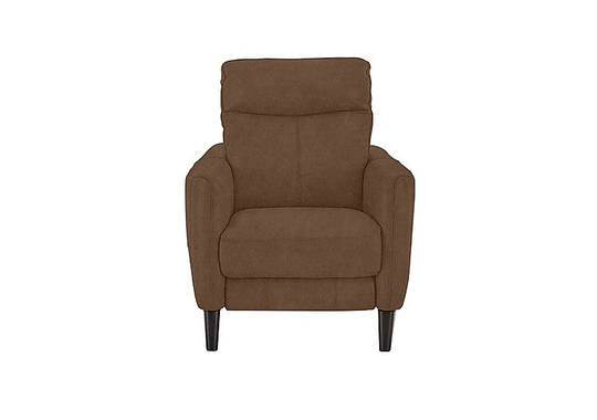 Compact Collection Petit Fabric Armchair - Brown