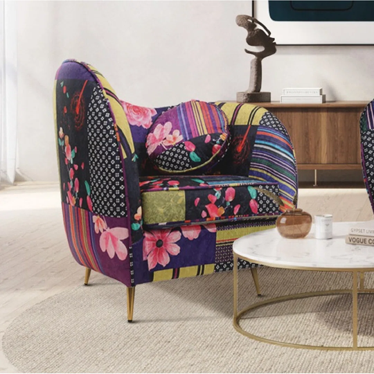 Patchwork 1 Seater Sofa