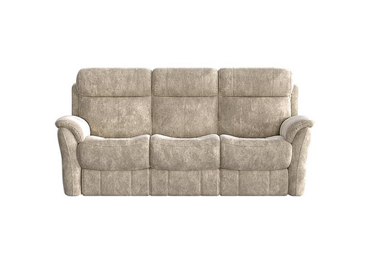 Relax Station Revive 3 Seater Fabric Power Recliner Sofa - Cream