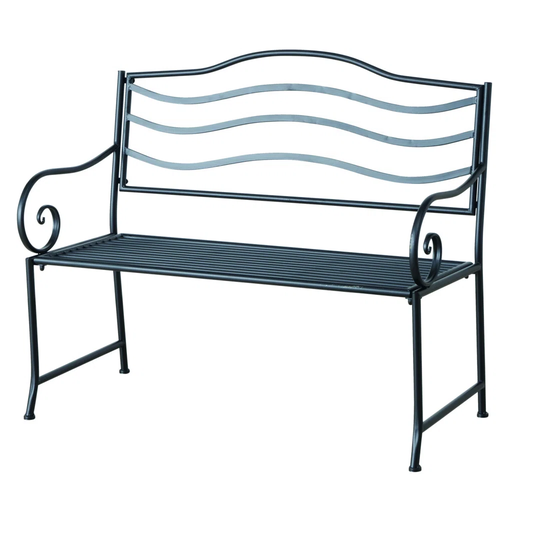 Ams Beluna Metal Park Bench